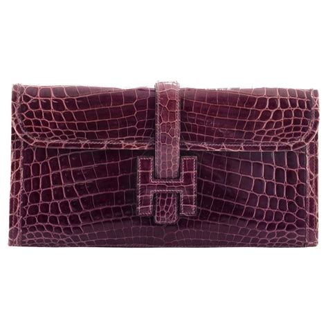 Hermes crocodile clutch